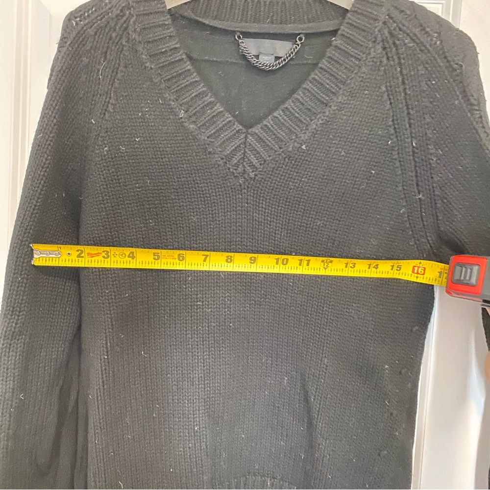 Burberry Cashmere Sweater Men Size M Black - Picture 9 of 9